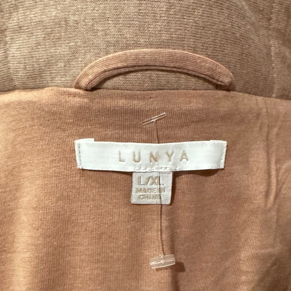 Lunya Restore Double Faced Housecoat Size L/XL Otium Tan New - Picture 10 of 12